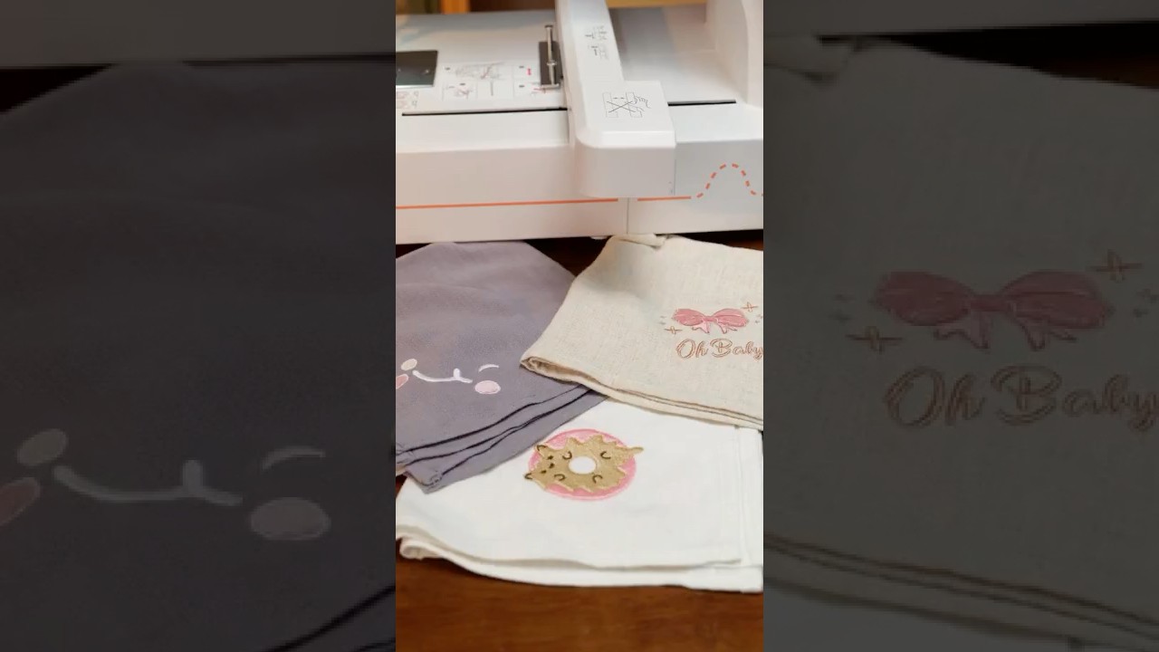 Bulk Embroidered Handkerchiefs | Cute Custom Designs | Gift & Small Business Ideas✨ #shorts