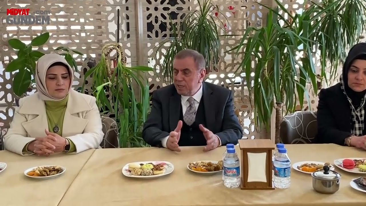 Midyat Belediye Başkanı Veysi Şahin'e, AK Parti İlçe Kadın Kolları Üyelerinden Ziyaret