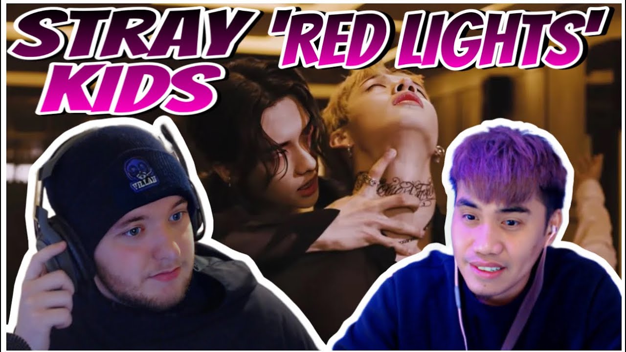 Amazing duo (Bang Chan, Hyunjin)  Stray Kids 'Red Lights' Reaction 