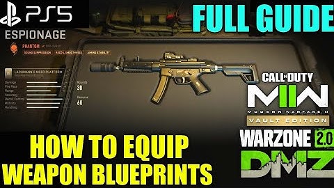 How to Equip Weapon Blueprints MW2 | How to Change Weapon Blueprints MW2|Modern Warfare 2 Blueprints