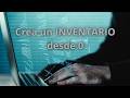 Como crear un INVENTARIO de productos en Python.