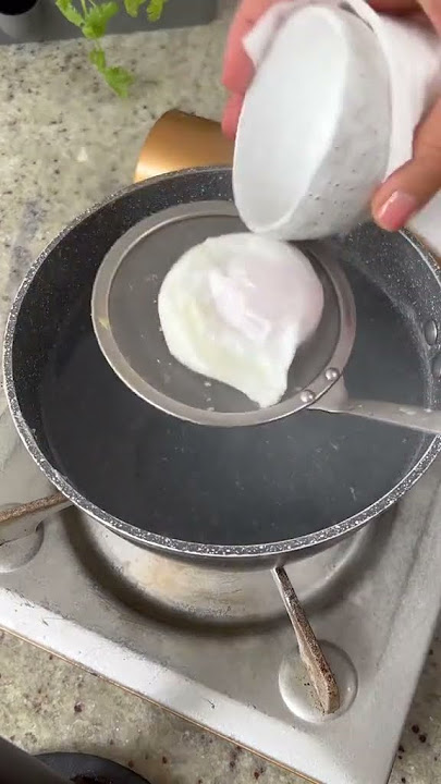 Poached egg hack 😍