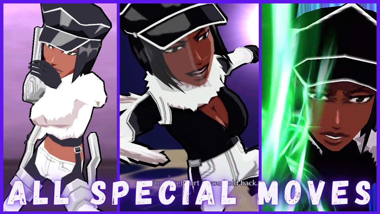 All Jackie Tristan Special Moves in Bleach Brave Souls YouTube