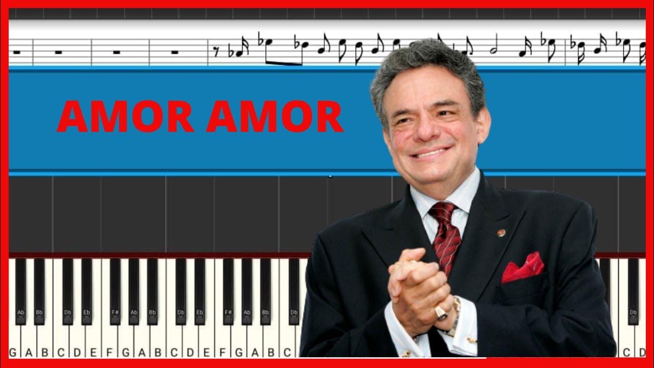 Jos jos amor amor piano tutorial midi youtube