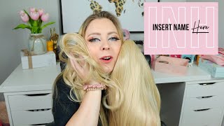 Famous INSERT NAME HERE 22IN U CLIP IN EXTENSIONS & MESSY BUN REVIEW! Wealth