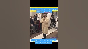 HC verma sir receiving Padma shree award 😍♾💯👏🙏#shorts #physics || neet aiims mbbs by kg 😊