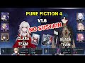 (NO SUSTAIN) E0 Clara E0 Blade Pure Fiction 4 | Honkai Star Rail 1.6
