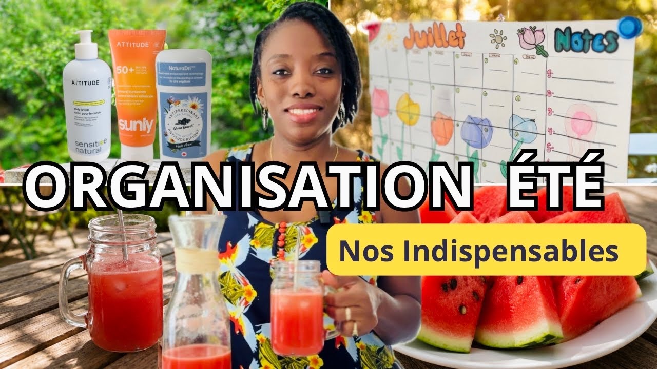 Dans ma Cour #1 ☀️Tout sur notre Organisation pour l’Été en Famille 🍉 Boisson Rafraîchissante 🍋