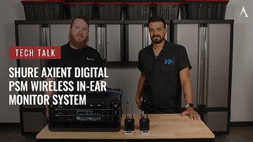 Shure Axient Digital PSM draadloos in-ear monitorsysteem op Pro Acoustics Tech Talk aflevering 149
