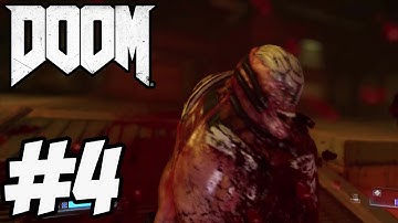 Doom 2016 Gameplay Walkthrough Part 4 -  Doom 4 Campaign [ HD ]