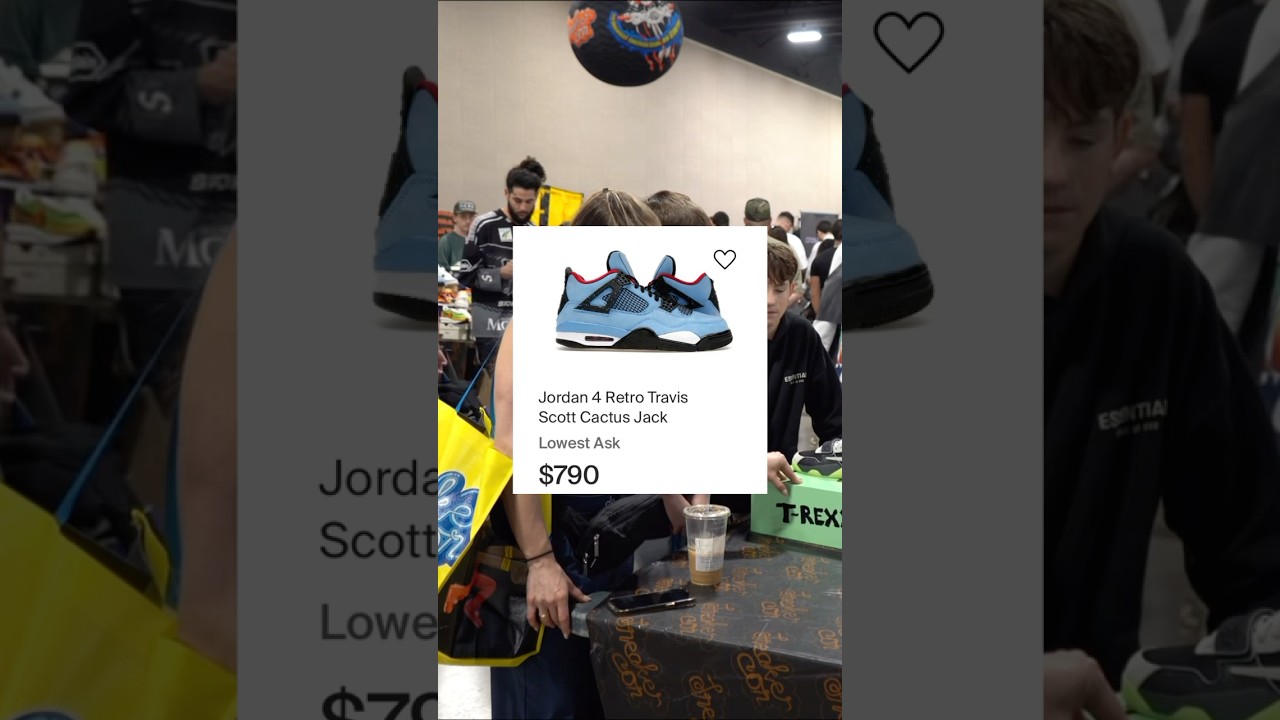 Ребенок попытался обменять свои кроссовки на Cactus Jack 4 за 50 долларов? 🤯 