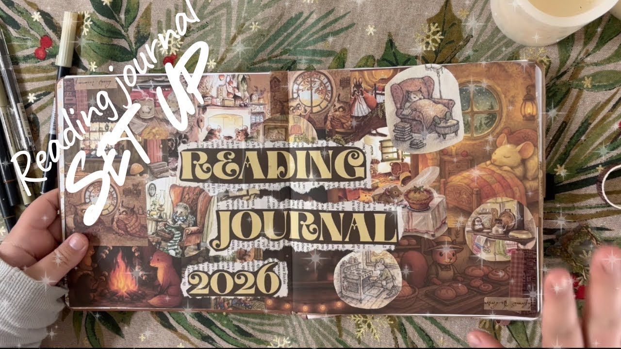2026 reading journal set up 🎨| flip through, all the books I want to read in 2026📖