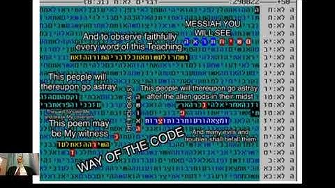 AMAZING BIBLE CODE TABLE  ON THE HOLOCAUST IN THE BOOK "END OF DAYS " GLAZERSON