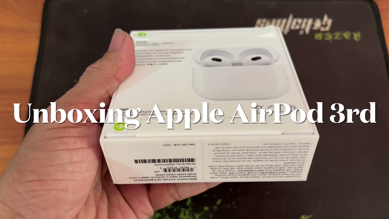 Apple AirPods 3rd Gen 2021 New Unboxing - YouTube