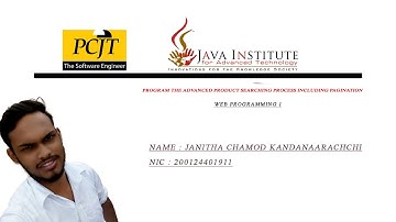 Program the advanced product searching process including pagination