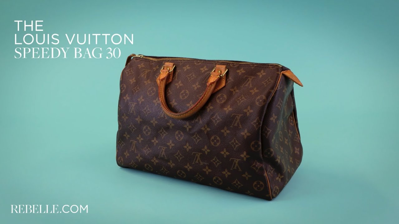 Faux Real - How to spot a real Louis Vuitton Speedy 30 bag! - YouTube