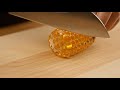 Glass Vegetable Cutting ASMR 🌽🍠 | Potato, Pumpkin, Corn & Oddly Satisfying Sounds 🎧