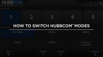 How to switch HUBBCOM™ modes