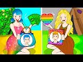 Rich vs Broke Boy Pop It: Love OR Money? Spiderman & Elsa Funny Cartoon Episodes