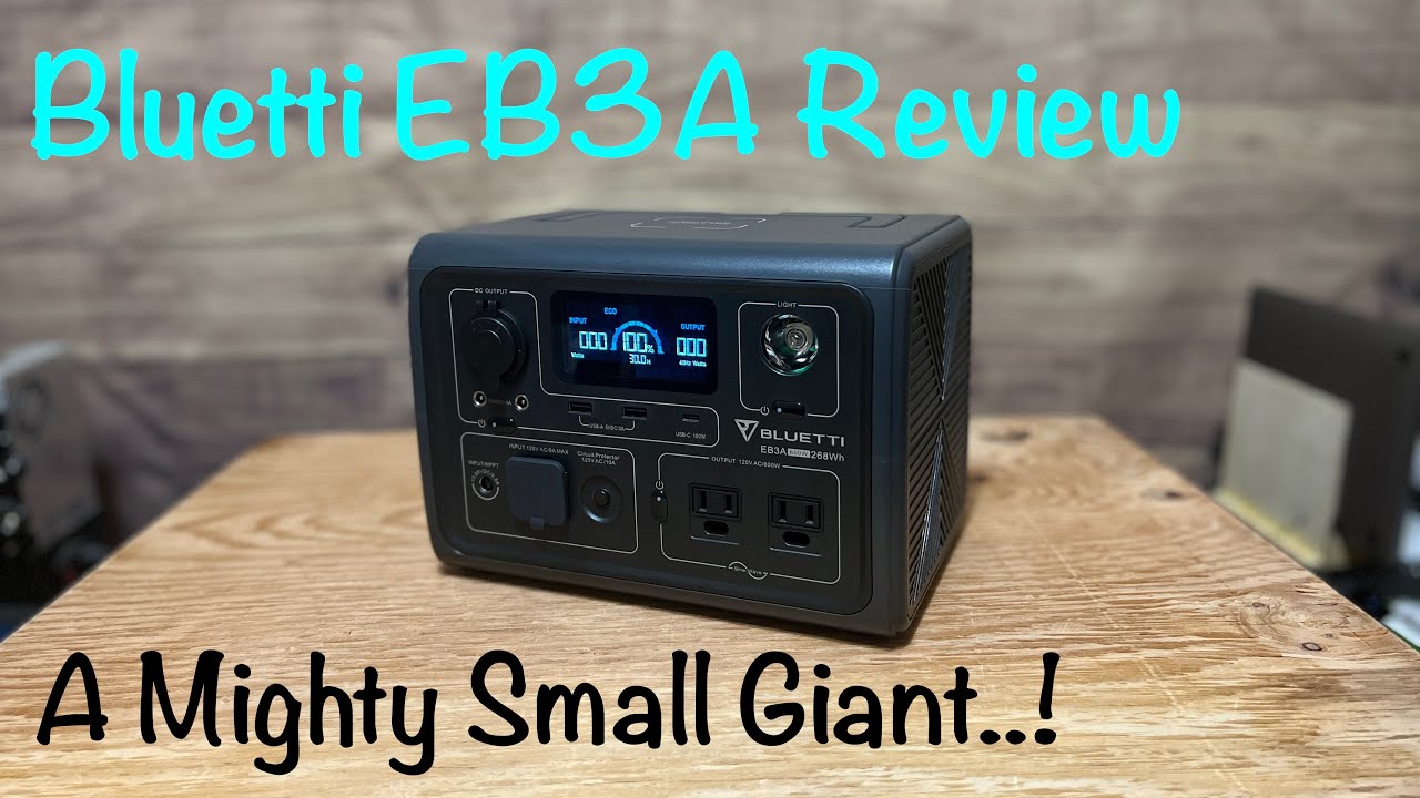 Bluetti EB3A Review - Is This The Best Compact Portable Power Station?