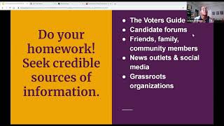Civics 101 Researching Your Ballot and Casting Your Vote