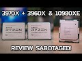 Threadripper 3 3970X & 3960X vs Core i9 10980XE - Lyle Ruins Launch Day