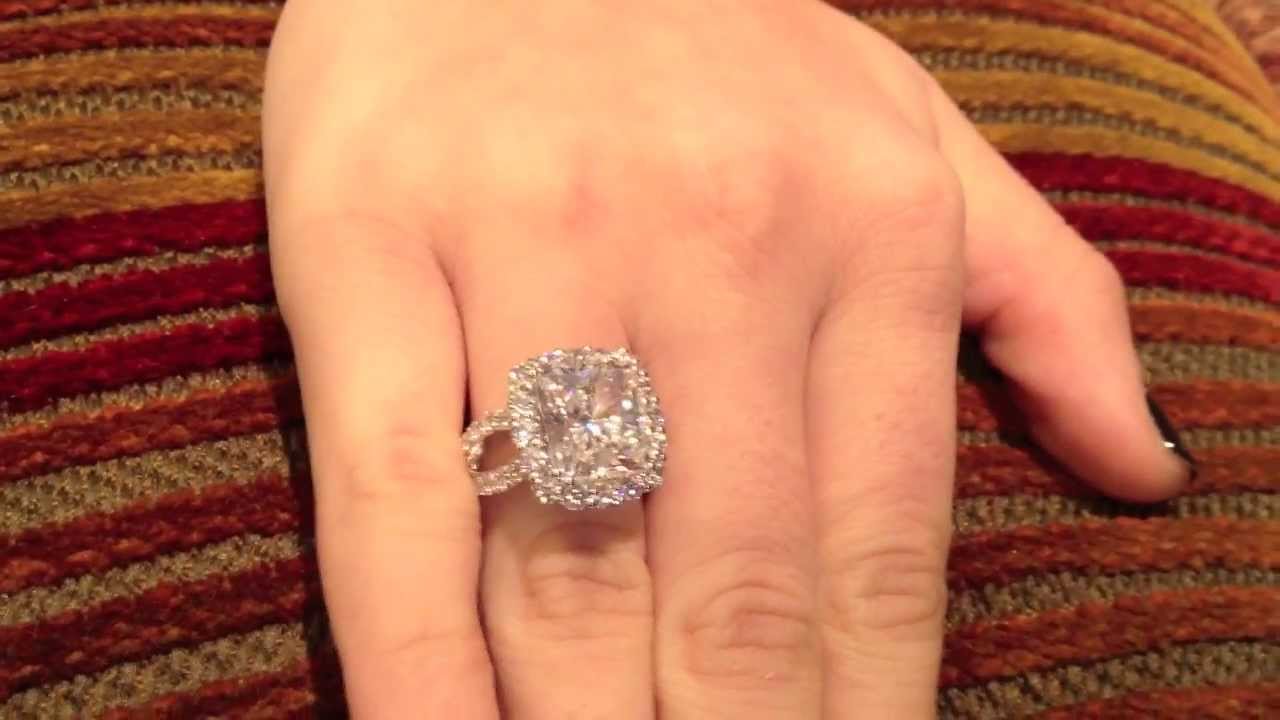 1 5 carat radiant cut engagement rings