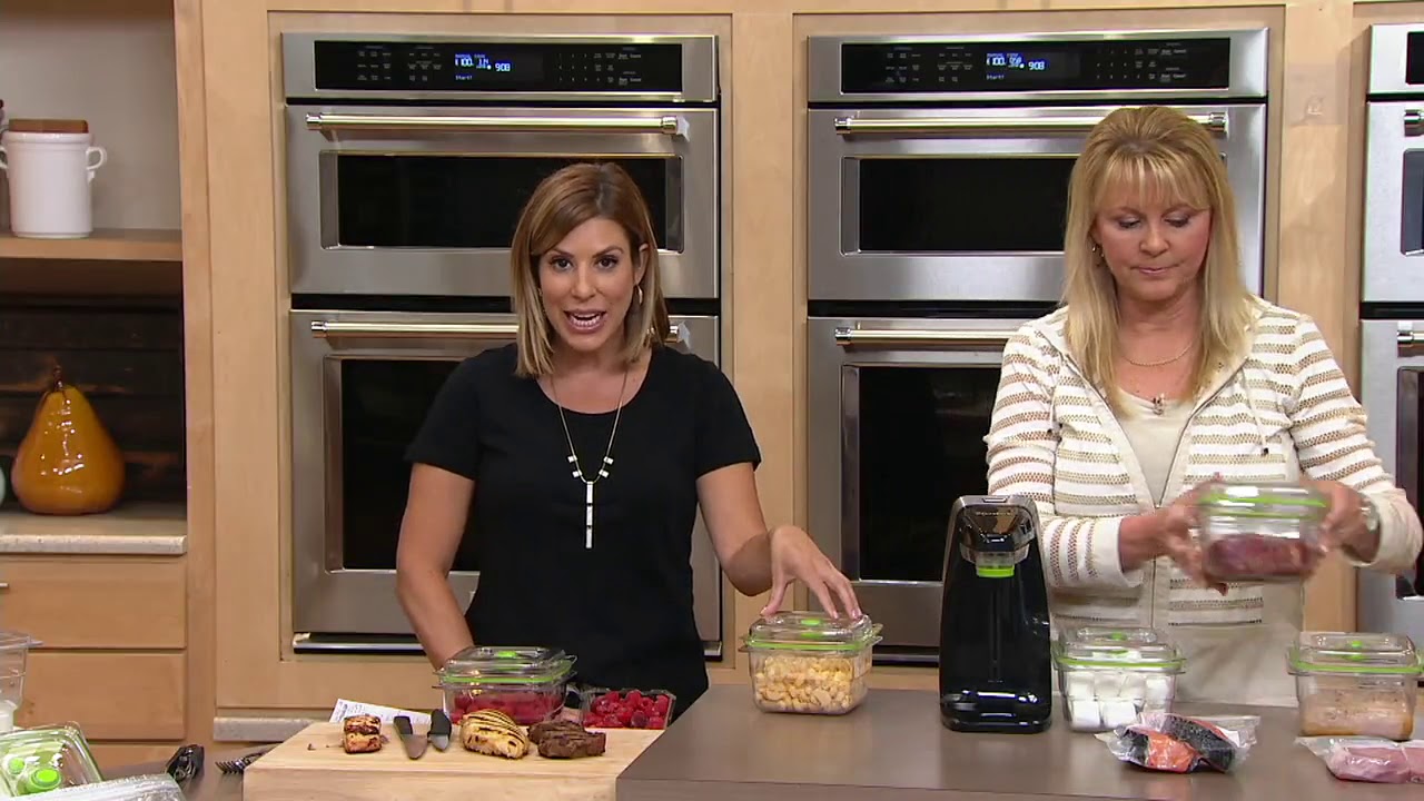FoodSaver FreshSaver with Fresh Container and Zipper Bags on QVC YouTube