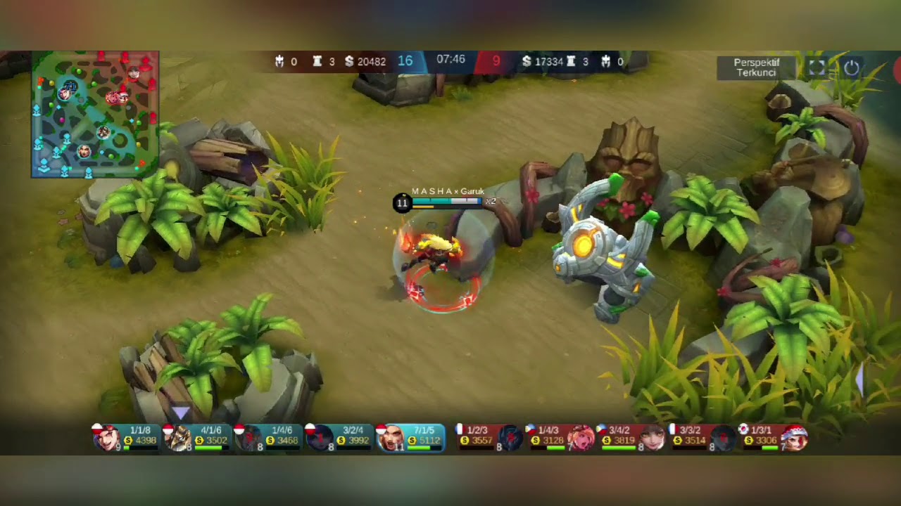 MASHA HYPER CARRY GAMEPLAY,  NEW META ROLE, MASHA BEST BUILD 2020