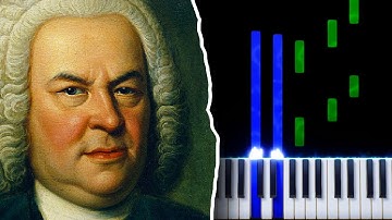 J.S. Bach - Prelude and Fugue No. 1 in C Major - Piano Tutorial