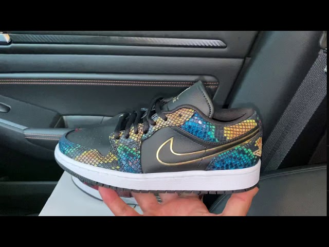 jordan 1 snakeskin low