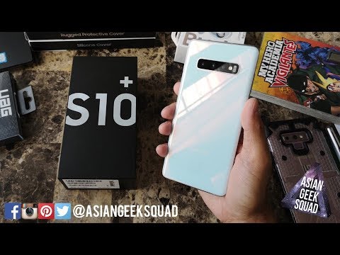 Unboxing Samsung Galaxy S10 In Pearl White Youtube