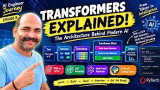L8 Transformers Explained from Scratch | The Architecture Behind Modern AI | AI Engineer Journey Ep8