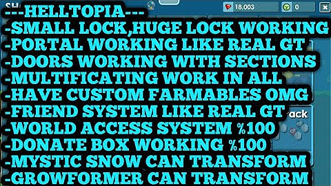 💎BEST! Growtopia Private Server + Tutorial Join!!! (LIKE REAL GT) | HELLTOPIA