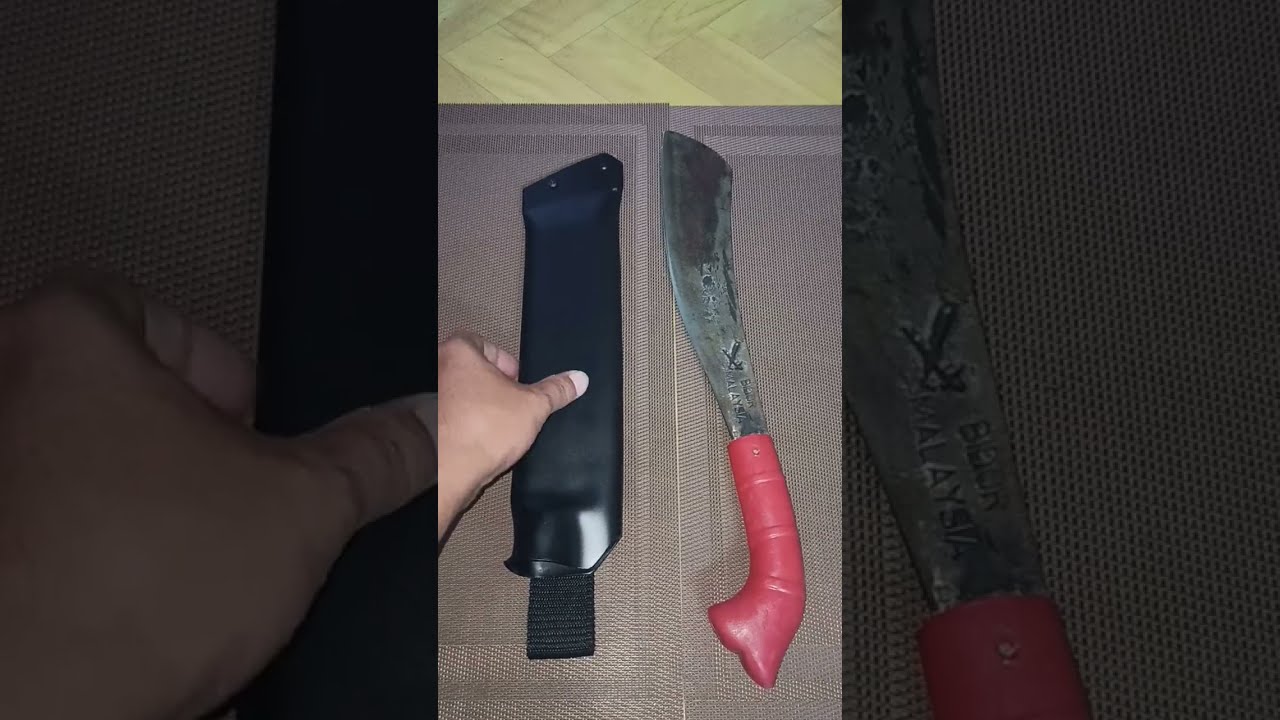 DIY SHEATH FOR PARANG/MACHETE FROM PVC PIPE - DIY Sarung Parang Guna Pipe PVC