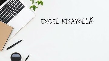 Excel Klavye Kısayolları - Excel