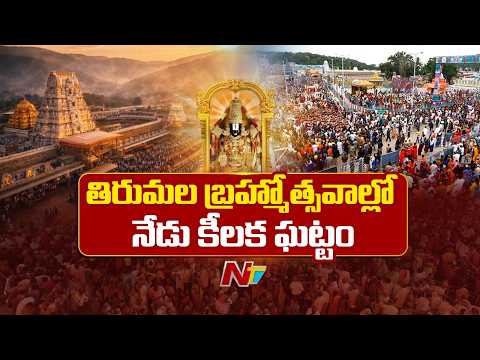 Tirumala : తిరుమల బ్రహ్మోత్సవాలు.. పట్టు వస్త్రాలు సమర్పించనున్న చంద్రబాబు | Ntv Telugu - NTVTELUGU