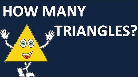 How many triangles? | Part 4|  Find the triangles in the picture