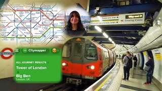 Citymapper App and Using the London Underground - Easy Tips for Tourists