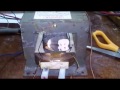 Зарядное устройство из трансформатора СВЧ.  The charger transformer of a microwave.