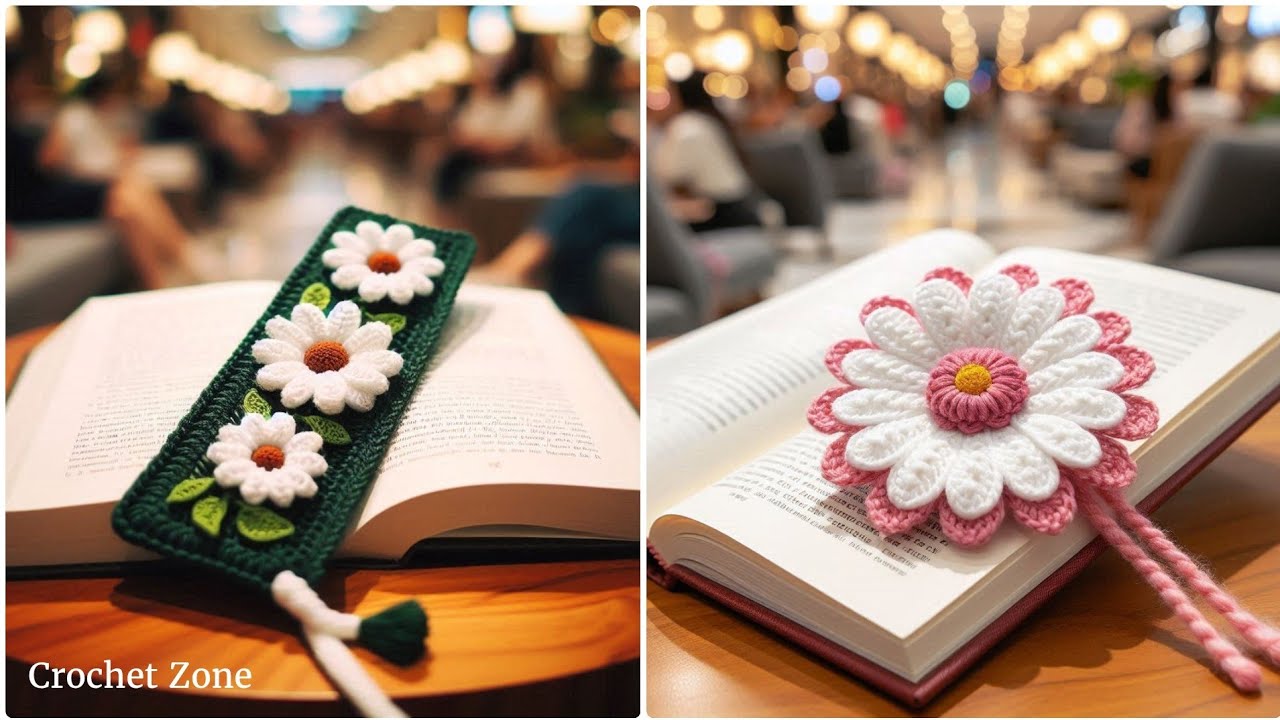 Beautiful Crochet Bookmark Design Ideas for Book Lovers. 