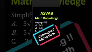 Very Important ASVAB Question!! #asvab #maths #testprep #examprep #asvabprep