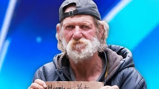 Homeless Man Goes On America's Got Talent  His Life Will Never Be The Same