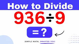 936÷9  Divide 936 by 9 - Long division Method