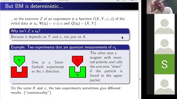 Lecture 3 (second half) of 4 lectures on interpretations of quantum mechanics by Roderich Tumulka