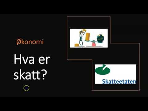 Video: Hvorfor Det Er Behov For Skatt