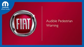 Audible Pedestrian Warning System | How To | 2024 Fiat 500e