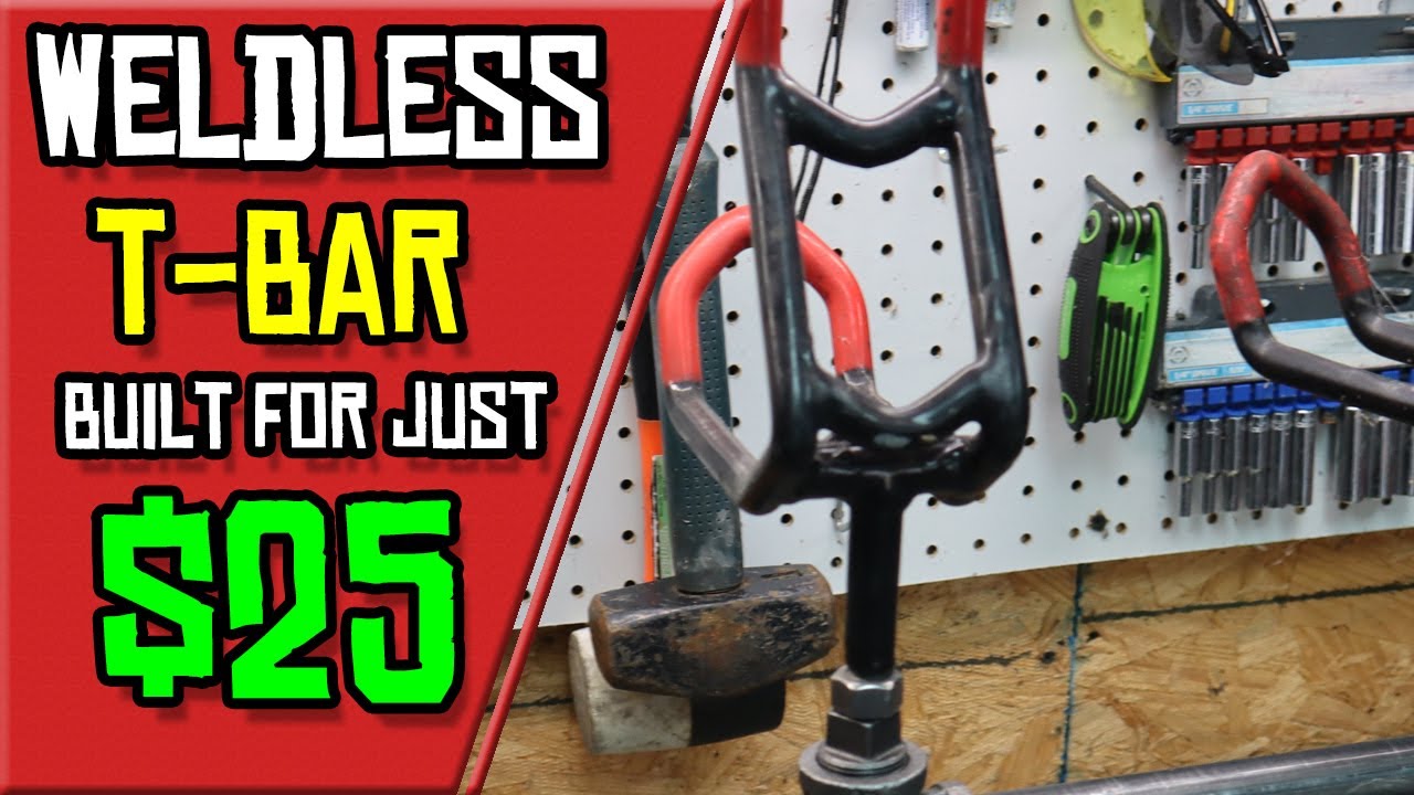 How To Build a T-Bar Rod Rack for Catfishing - No Welding Required 