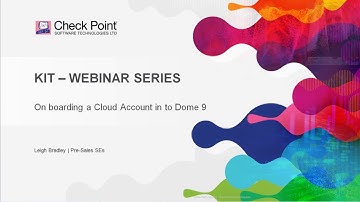 On Boarding Public Cloud Accounts with Dome9