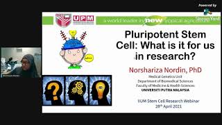 STEM CELL RESEARCH WEBINAR: Leveraging Pluripotent Stem Cells for the Future